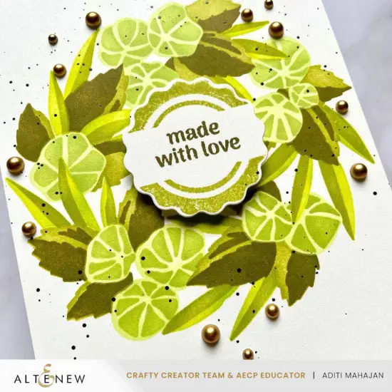 Satin Gold Pearl Dots {2}