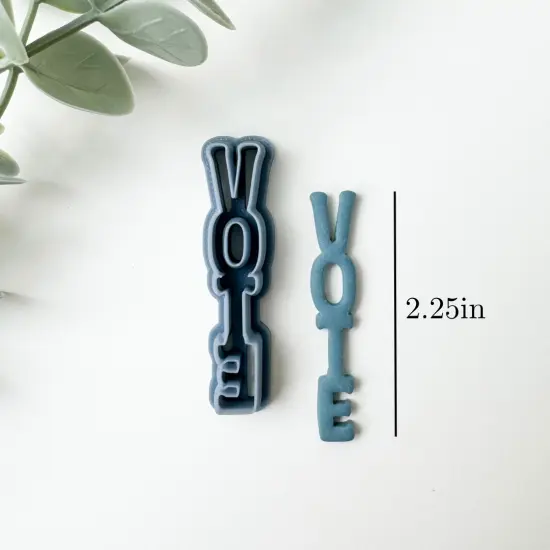VOTE | LETTER DANGLE | ELECTION CLAY CUTTER {2}