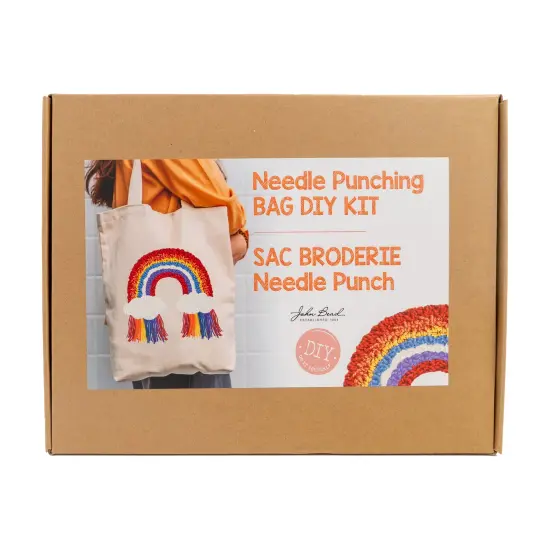 John Bead Needle Punching Bag DIY Kit, 17pcs {1}