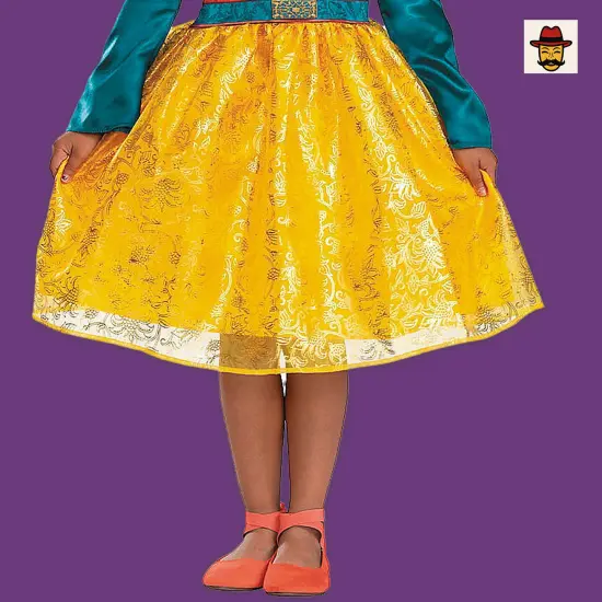 Kids Classic Disney Snow White Live Action Dress Costume for Halloween and Parties {3}