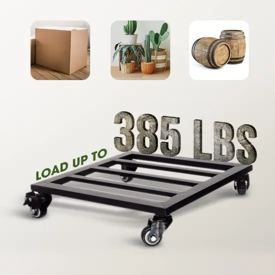 Wheels Lockable Heavy Duty Trolley Capacity 385 Lbs {4}