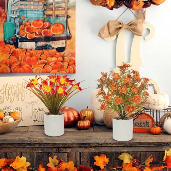2Pcs Fall Table Decor {4}