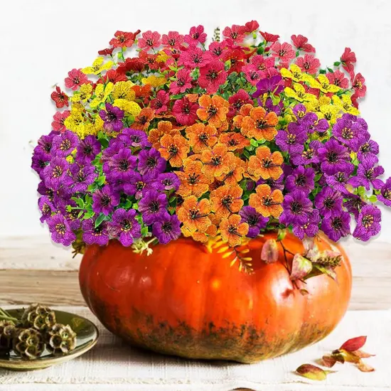 10pcs Artificial Bush Flowers {5}