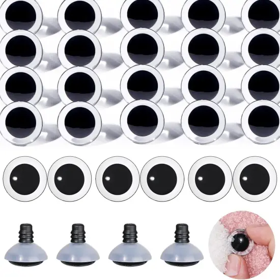 100PCS 18mm Clear Safety Eyes {1}