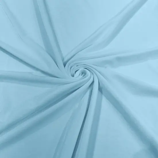 1 Yard Premium Stretch Velvet Fabric Apparel Crafting Material 58/60" Wide Light Blue {1}
