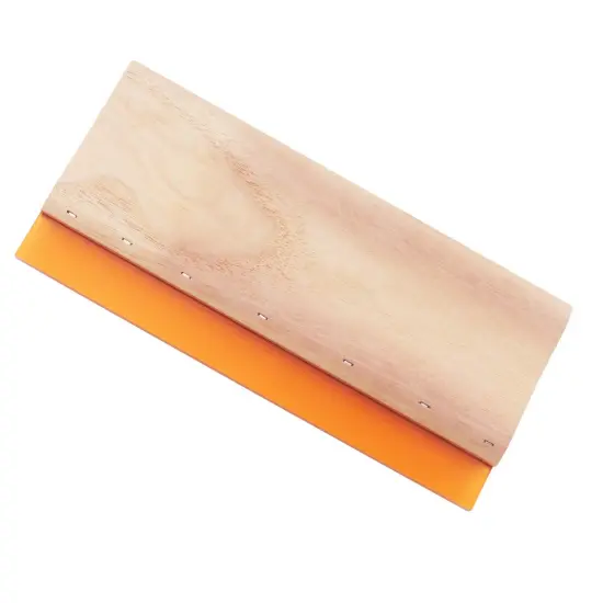 Screen Printing Squeegee for Screen Print Ink Scraper, 75 Durometer Wooden 9.4 inch {1}