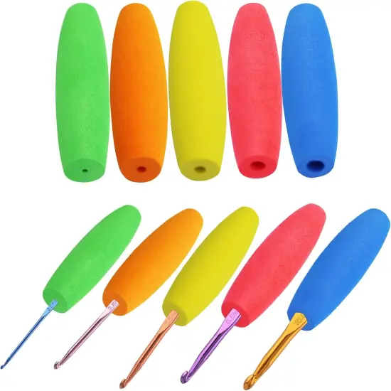 5PCS Crochet Hook Grips Set Ergonomic {1}