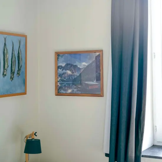 A Norwegian fjord cabin {5}