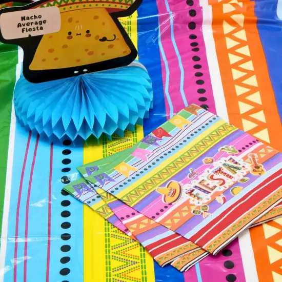4E's Novelty 50 Pack Cinco De Mayo Fiesta Napkins - Cinco De Mayo Party Decorations & Party Supplies {5}