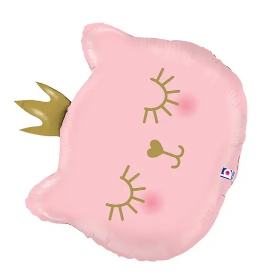 Cat Princess Foil Balloon Large Shape 26" Princess Party Decor {5}