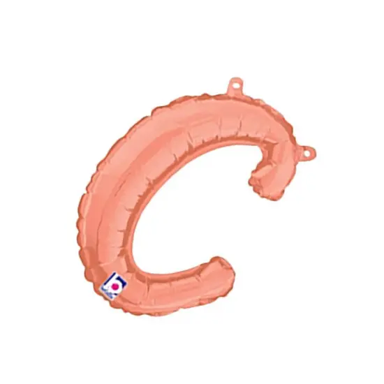 Betallic&reg; 14 inch Script Letter C Rose Gold Air Fill Only {6}