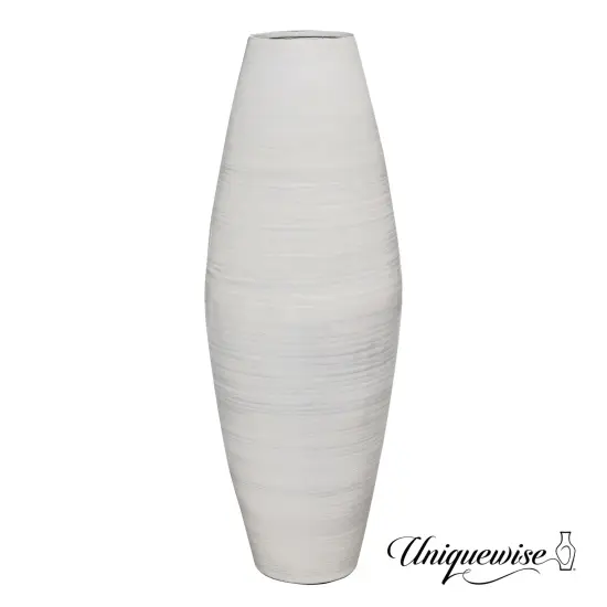 Uniquewise Tall Cylinder Bamboo Floor Vase Decorative Accent for Hotel Lobbies and Spa, Perfect Decor for Living Room or Hallway {7}