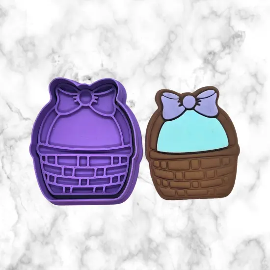 Easter Basket with Bow #1Cutter and Embosser {2}