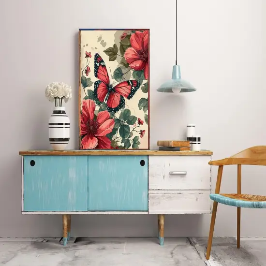 Butterfly Flower Diamond Art Kits for Adults, 5D Diamond Painting Kits for Adults Beginners {3}