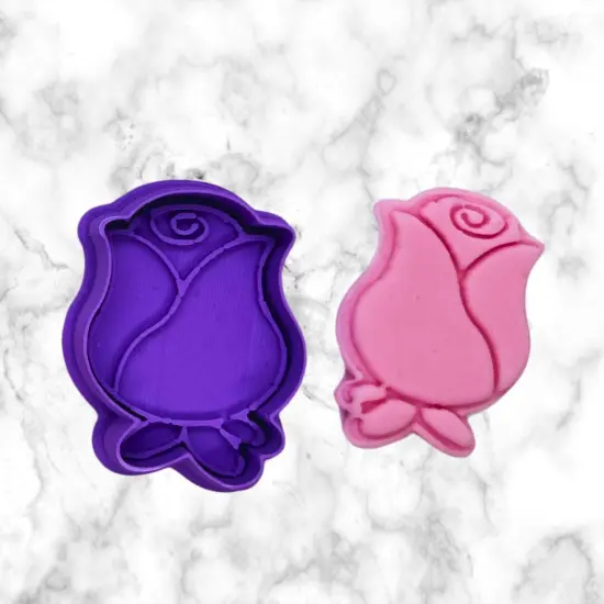 Spring Time Flowers 1.5 inch to 3.5 inch Cutter and Stamps Set {4}