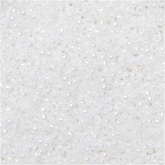 Miyuki Round Seed Bead Size 15/0 8.2g White Pearl {1}