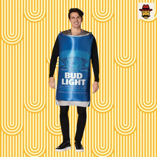 Bud Light Can Costume Party Tunic for Celebrating Halloween {2}