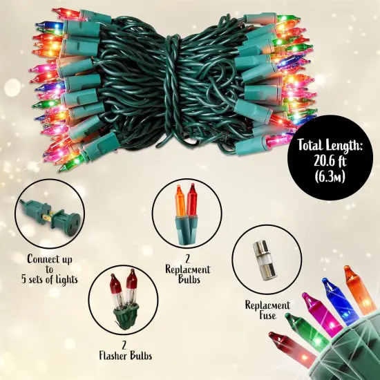 Multi Color Christmas String Lights {3}