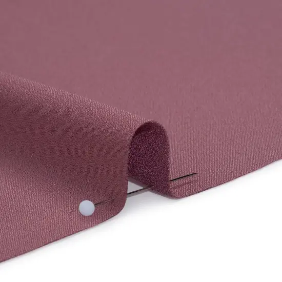 1 Yard Rose Pink Crepe Back Satin Fabric Designer Deadstock 56 inch Width {2}