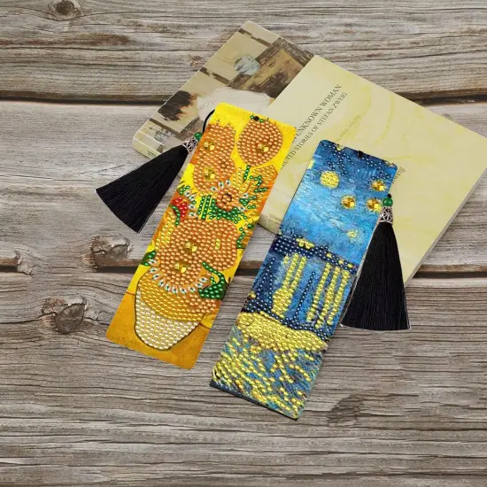 DIY Crystal Diamond Art with Tassel Bookmark Kit {5}