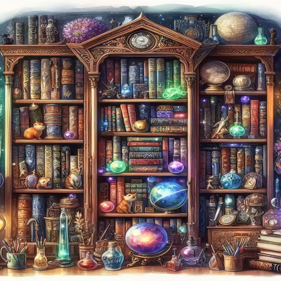 5D Diamond Painting Kits, Bookshelf Dimond Art Paintings Kit {1}