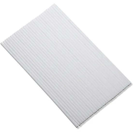 Juvale 30-Pack Plastic White Dowel Rods for Tiered Cake Construction and Crafts, 12 x 1/4 Inches {1}