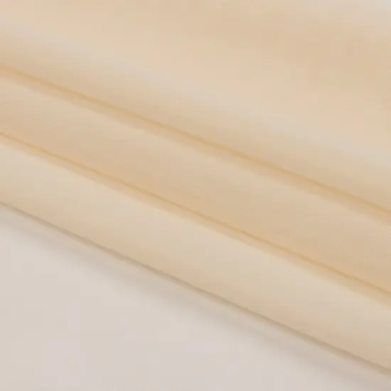 1 Yard Premium Silk Chiffon Solid Tapioca Fabric Lightweight 44 Inch Width {4}