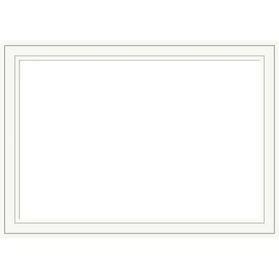 Craftsman White Framed Dry Erase Magnetic Board {1}