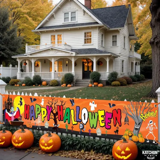 Happy Halloween Banner For Outdoor {4}