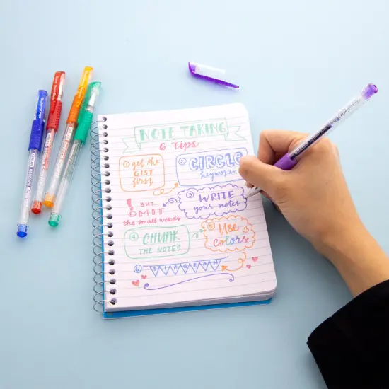 BAZIC Essence Gel Pen 24 Scented Glitter Neon Metalllic Color {6}