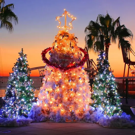 100 Count 25 Feet Incandescent Clear Christmas Lights Set {2}