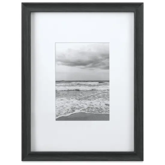 Blick Theo Frame with Mat - Charcoal, 9" x 12" {1}