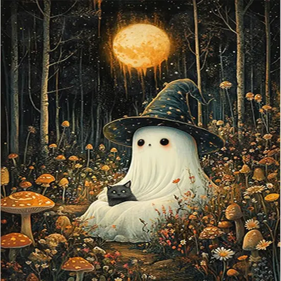 Spooky Paint by Numbers - 16x20 Inch (MT21465) {1}