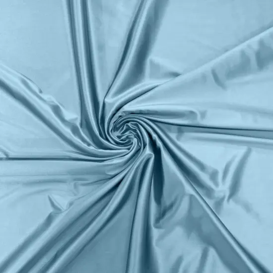 1 Yard Stretch Satin Spandex Casino Fabric Glossy Heavyweight For Elegant Designs Mint {3}