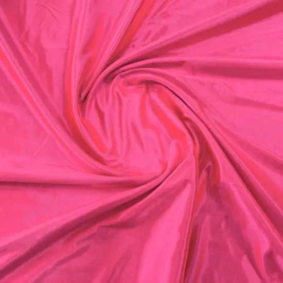 1 Yard Shiny Polyester Spandex Fabric Knit For Swim & Sportswear 58/60 Inches Wide Neon Hot Pink {1}