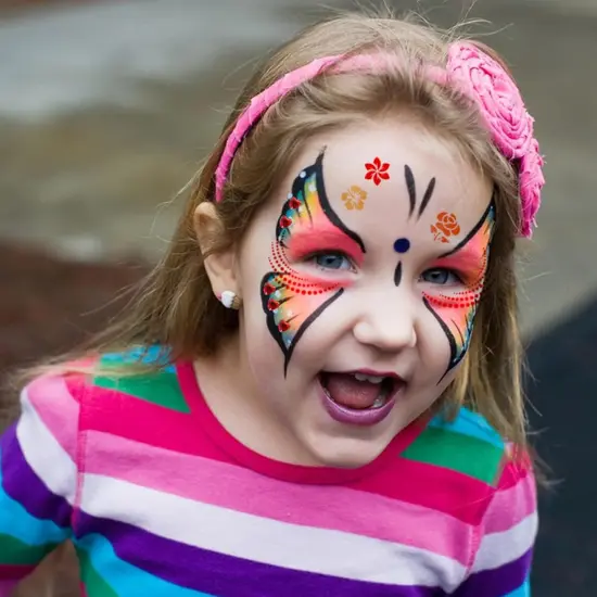 16 + 22 Pcs Face Paint Stencils Set {6}