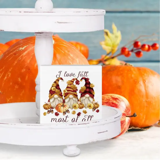 Home Harvest Autumn Leaves Decor (I Love Fall Most of All) {6}