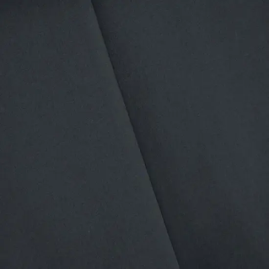 Night Navy Blue Wool Blend Twill Suiting Fabric By the Yard {1}