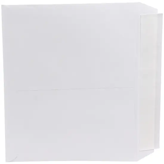 School Smart Kwik-Tak Envelopes, 9 x 12 Inches, 28 lb, White, Box of 100 {1}
