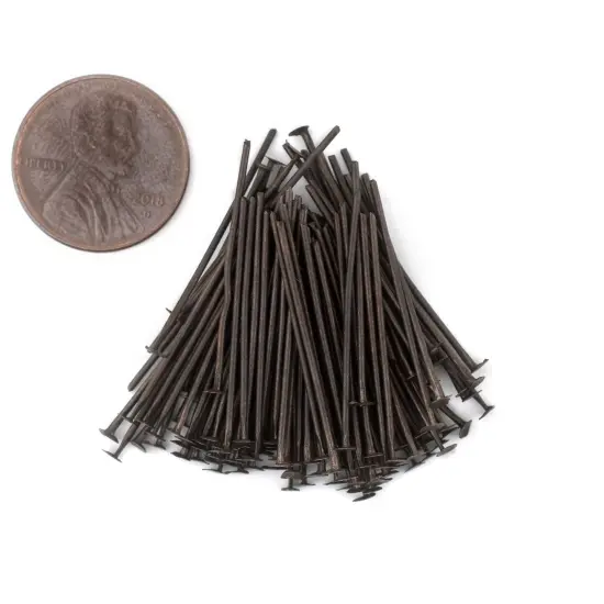 The Bead Chest Antiqued Brass 21 Gauge 1 Inch Head Pins (Approx 100 pieces) {2}