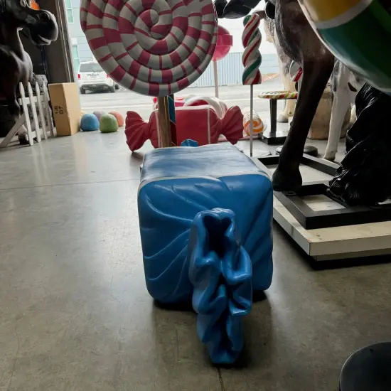 Blue Chocolate Candy Over Sized Statue {6}
