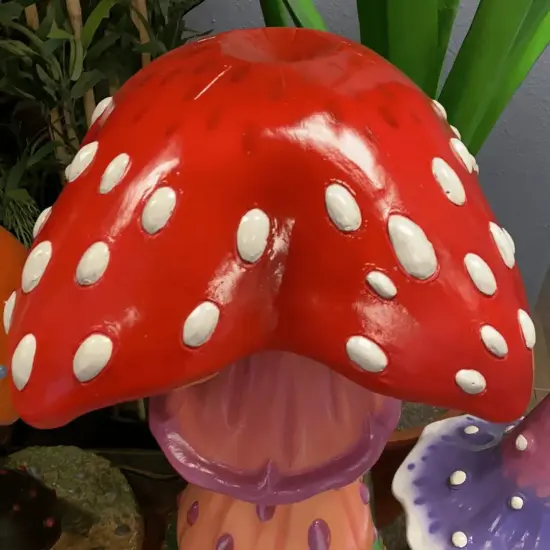 Small Jelly Mushroom Over Sized Statue {5}