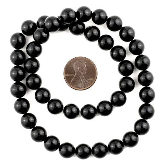 The Bead Chest Round Onyx Beads (7mm) {2}