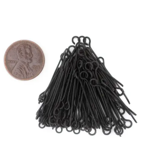 The Bead Chest Midnight Brass 21 Gauge 1 Inch Eye Pins (Approx 100 pieces) {2}