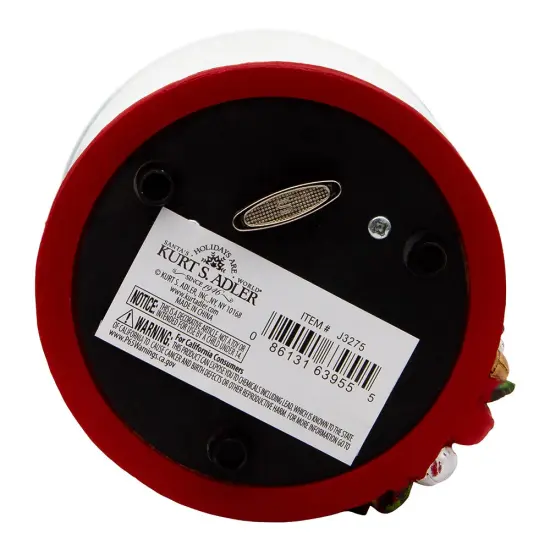 Kurt Adler 100MM Musical African American Santa Water Globe {6}