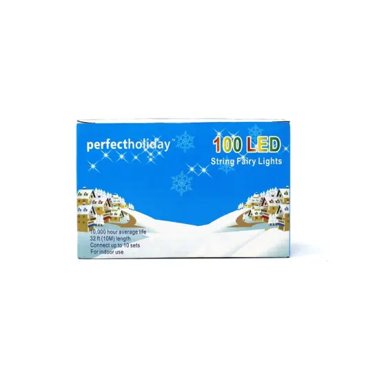 Perfect Holiday 50 LED String Light Bulb With Connector White {5}