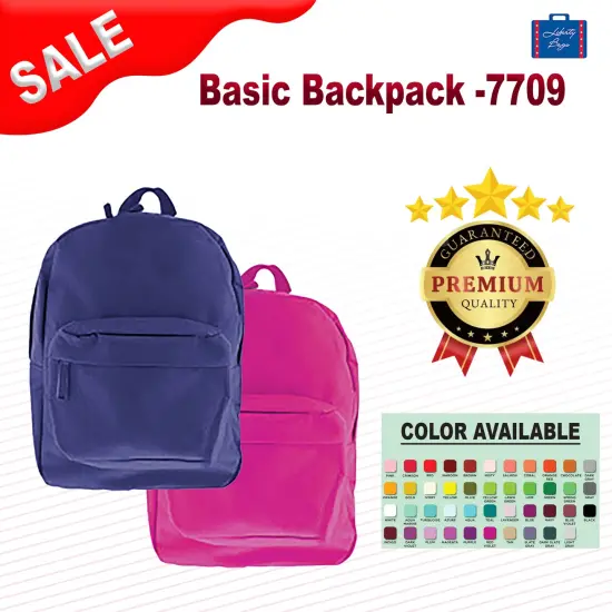 Liberty Bags&reg; Basic Backpack BLACK {2}