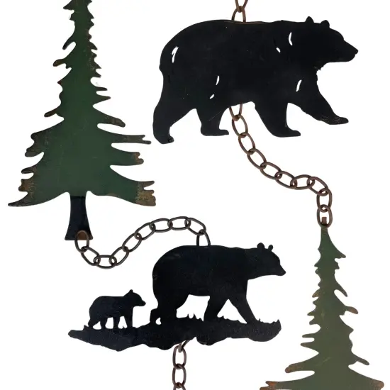 Metal Rain Chain - Cute Animal Designs - Weighted Bell {2}
