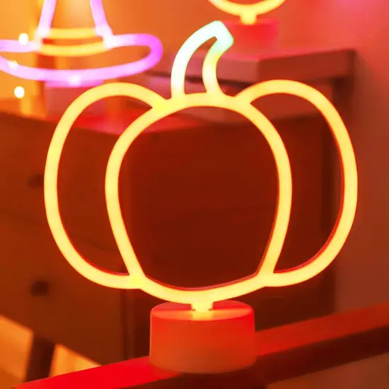 Pumpkin Lights Lamp {2}