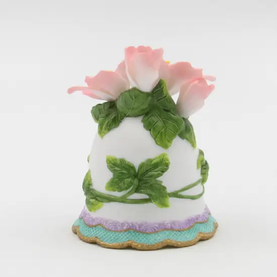 Ceramic Azalea Flowers Bell, Wedding Decor, Gift for Her, Gift for Mom, Home Decor {3}